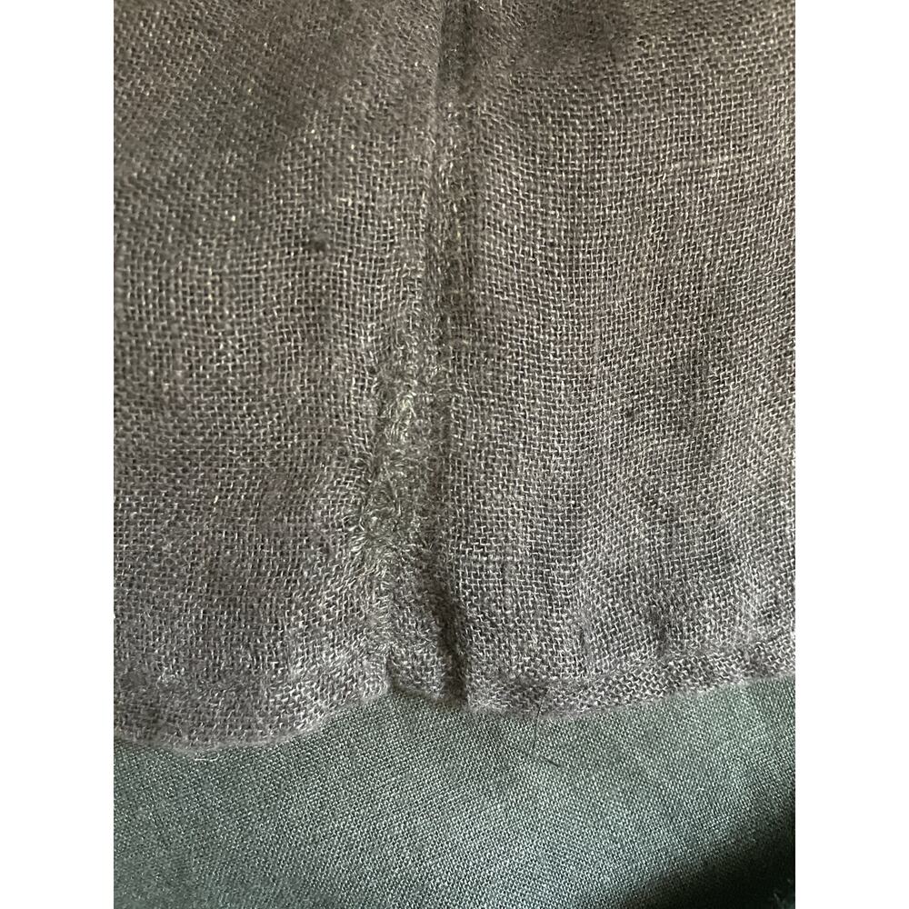 Flax Black Sleeveless Linen Pullover Shift Dress Size Small - Picture 5 of 12